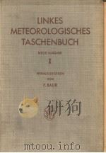 LINKES METEOROLOGISCHES TASCHENBUCH BAND 1 PDF电子版封面