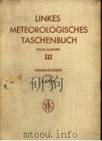 LINKES METEOROLOGISCHES TASCHENBUCH NEUE AUSGABE 3 PDF电子版封面