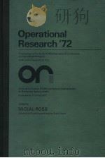 OPERATIONAL RESEARCH'72 PDF电子版封面