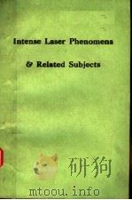 INTENSE LASER PHENOMENA AND RELATED SUBJECTS（ PDF版）