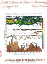 NINTH CONFERENCE ON MOUNTATION METEOROLOGY PDF电子版封面