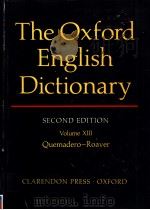 THE OXFORD ENGLISH DICTIONARY  SECOND EDITION  VOLUME 13（1989 PDF版）