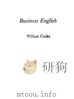BUSINESS ENGLISH 1990 PDF电子版封面 0748704256 WILLIAM COOKE