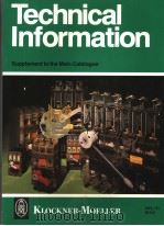 TECHNICAL INFORMATION SUPPLEMENT TO THE MAIN GATALUGUE PDF电子版封面