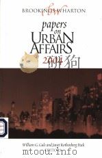 BROOKINGS-WHARTON PAPERS ON URBAN AFFAIRS 2004 PDF电子版封面 0815712782