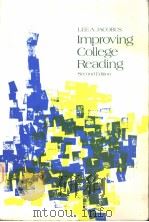 IMPROVING COLLEGE READING SECOND EDITION PDF电子版封面 LEE A.JACOBUS