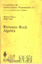 RIEMANN-ROCH ALGEBRA PDF电子版封面 7506203006 WILLIAM FULTON SERGE LANG