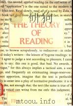 THE THEORY OF READING 1984 PDF电子版封面 0710800681