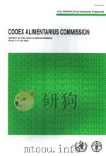COODEX ALIMENTARIUS COMMISSION REPORT OF THE TWENTY-SEVENTH SESSION ALINORM 05/28/41 PDF电子版封面 9251054053