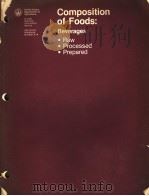 COMPOSITION OF FOODS:BEVERAGES PDF电子版封面