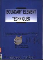 BOUNDARY ELEMENT TECHNIQUES PDF电子版封面 7302057451