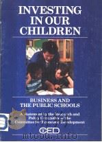INVESTING IN OUR CHILDREN PDF电子版封面 087186780X