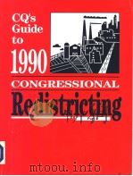 CQ'S GUIDE TO 1990 CONGRESSIONAL REDISTRICTING PART2 PDF电子版封面 0871877341