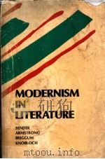 MODERNISM IN LITERATURE PDF电子版封面 0030151864