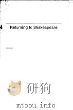 RETURNING TO SHAKESPEARE PDF电子版封面