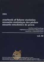 1981 YEARBOOK OF FISHERY STATISTICS ANNUAIRE STATISTIQUE DES PECHES ANUARIO ESTADISTICO DE PESCA  VO     PDF电子版封面  9250012624   