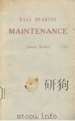 BALL BEARING MAINTENANCE（ PDF版）