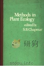 METHODS IN PLANT ECOLOGY PDF电子版封面 063209060X S.B.CHAPMAN