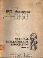 PROCEEDINGS OF THE NATIONAL SHELLFISHERIES ASSOCIATION VOLUME 62 PDF电子版封面