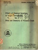 EFFECTS OF CHEMICAL VARIATIONS IN AQUATIC ENVIRONMENTS  VOLUME 1  BIOTA AND CHEMISTRY OF PICEANCE CR     PDF电子版封面    W.HARRY EVERHART  BRUCE E.MAY 