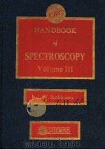 HANDBOOK OF SPECTROSCOPY VOLUME III PDF电子版封面 0849303338 J.W.ROBINSON