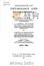 TEXTBOOK OF PHYSIOLOGY AND BIOCHEMISTRY PDF电子版封面