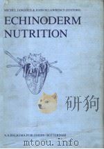 ECHINODERM NUTRITION     PDF电子版封面  9061910803  MICHEL JANGOUX  JOHN M.LAWRENC 
