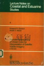 LECTURE NOTES ON COASTAL AND ESTUARINE STUDIES 4 PDF电子版封面 0387909230