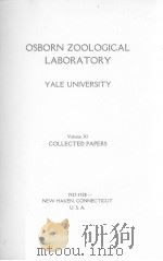 OSBORN ZOOLOGICAL LABORATORY VOLUME 11 PDF电子版封面