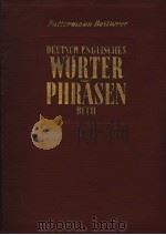 DEUTSCH ENGLISCHES WORTER UND PHRASENBUCH PDF电子版封面 W.PATTERMANN