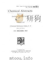 CHEMICAL ABSTRACTS VOLUME 103 PART 2 OF 5 PARTS PDF电子版封面