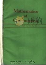MATHEMATICS OF COMPUTATION PDF电子版封面