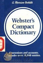 WEBSTER‘S COMPACT DICTIONARY PDF电子版封面 087779488X