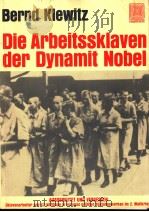 BERND KLEWITZ DIE ARBEITSSKLAVEN DER DYNAMIT NOBEL PDF电子版封面 3925211020