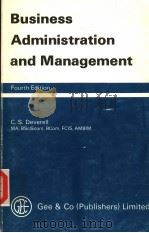 BUSINESS ADMINISTRATION AND MANAGEMENT  FOURTH EDITION（ PDF版）