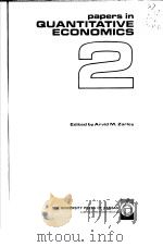 PAPERS IN QUANTITATIVE ECONOMICS 2 PDF电子版封面 ARVID M.ZARLEY