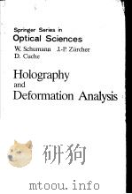 HOLOGRAPHY AND DEFORMATION ANALYSIS（ PDF版）