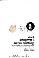 DEVELOPMENTS IN INDUSTRIAL MICROBIOLOGY  VOLUME 14   1973  PDF电子版封面     