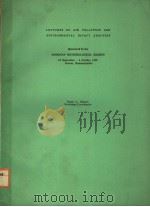 LECTURES ON AIR POLLUTION AND ENVIRONMENTAL IMPACT ANALYSES PDF电子版封面 DUANE A.HAUGEN