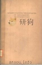 QUANTITATIVE TECHNIQUES IN GEOGRAPHY:AN INTRODUCTION PDF电子版封面 0198740069 ROBERT HAMMOND PATRICK MCCULL