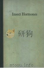 INSECT HORMONES     PDF电子版封面  0412116308   