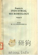 PROGRESS IN INDUSTRIAL MICROBIOLOGY VOLUME 10（ PDF版）