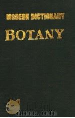 MODERN DICTIONARY BOTANY   1990  PDF电子版封面  8171410650   