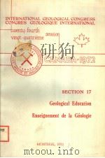 INTERNATIONAL GEOLOGICAL CONGRESS CONGRES GEOLOGIQUE INTERNATIONAL TWENTU-FOURTH VINGT-QUATRIEME SES PDF电子版封面
