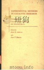 EXPERIMENTAL METHODS IN CATALYTIC RESEARCH VOLUME 3 PDF电子版封面 0120586622 ROBERT B.ANDERSON AND PETER T.
