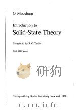 INTRODUCTION TO SOLID-STATE THEORY（ PDF版）