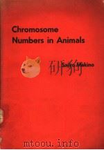 CHROMOSOME NUMBERS IN ANIMALS PDF电子版封面 SAJIRO MAKINO