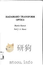 HADAMARD TRANSFORM OPTICS（ PDF版）