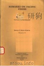 REMARKS ON PACIFIC FISHES（ PDF版）