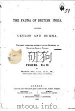 THE FAUNA OF BRITISH INDIA  CEYLON AND BURMA  FISHES VOL.2（ PDF版）